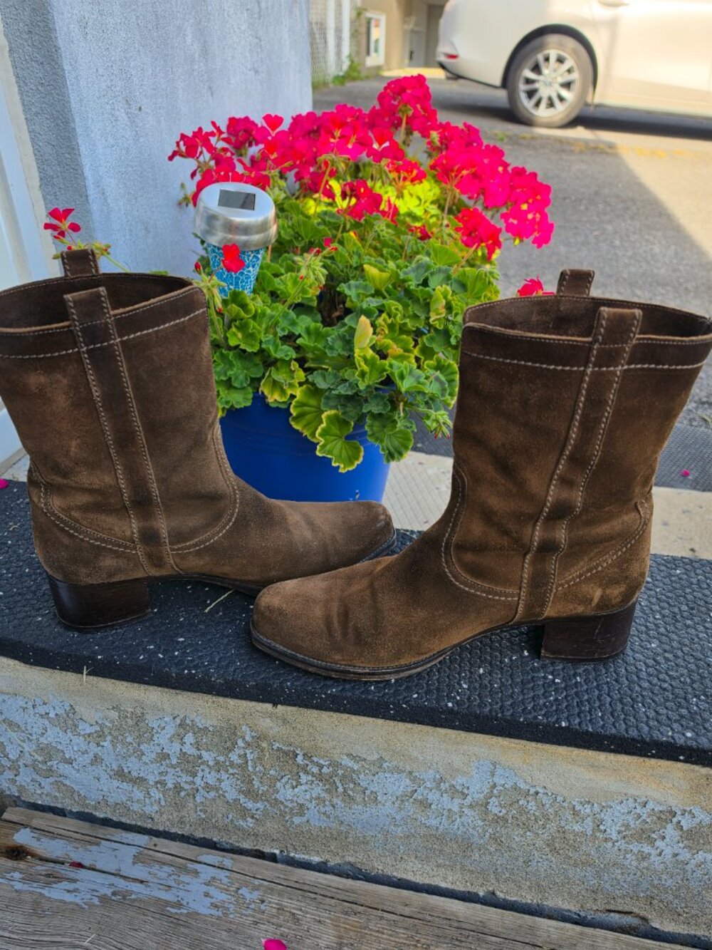 La Canadienne | Brown Suede Boots - Size 10